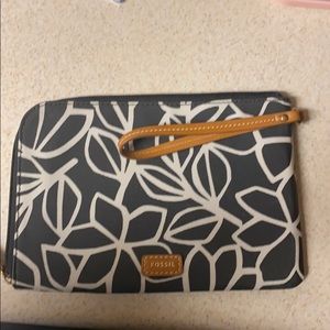 Fossil wristlet bag